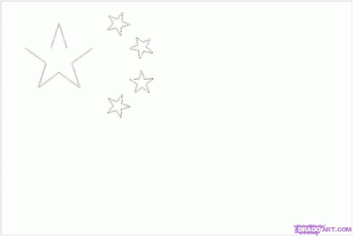 China Flag Coloring Page Coloring Home