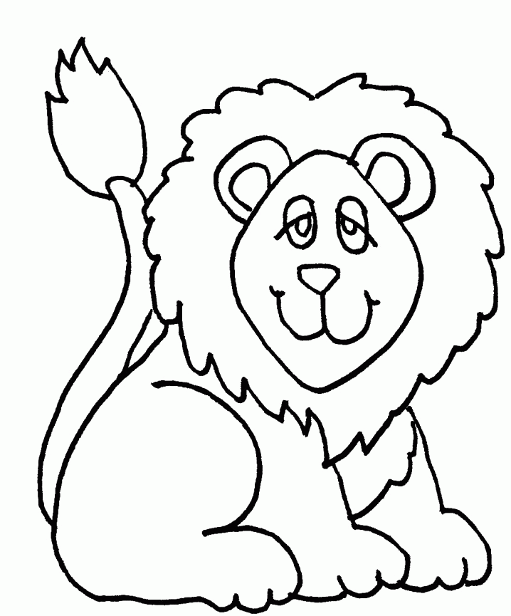 Adorable Lion Coloring Pages - Coloring Pages For All Ages