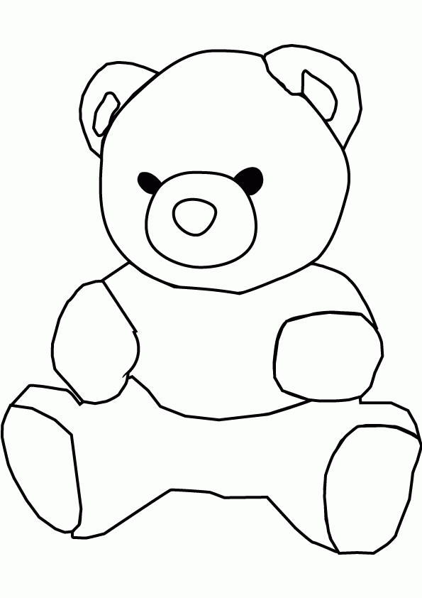 Coloring Pages Teddy Bears - Coloring Page