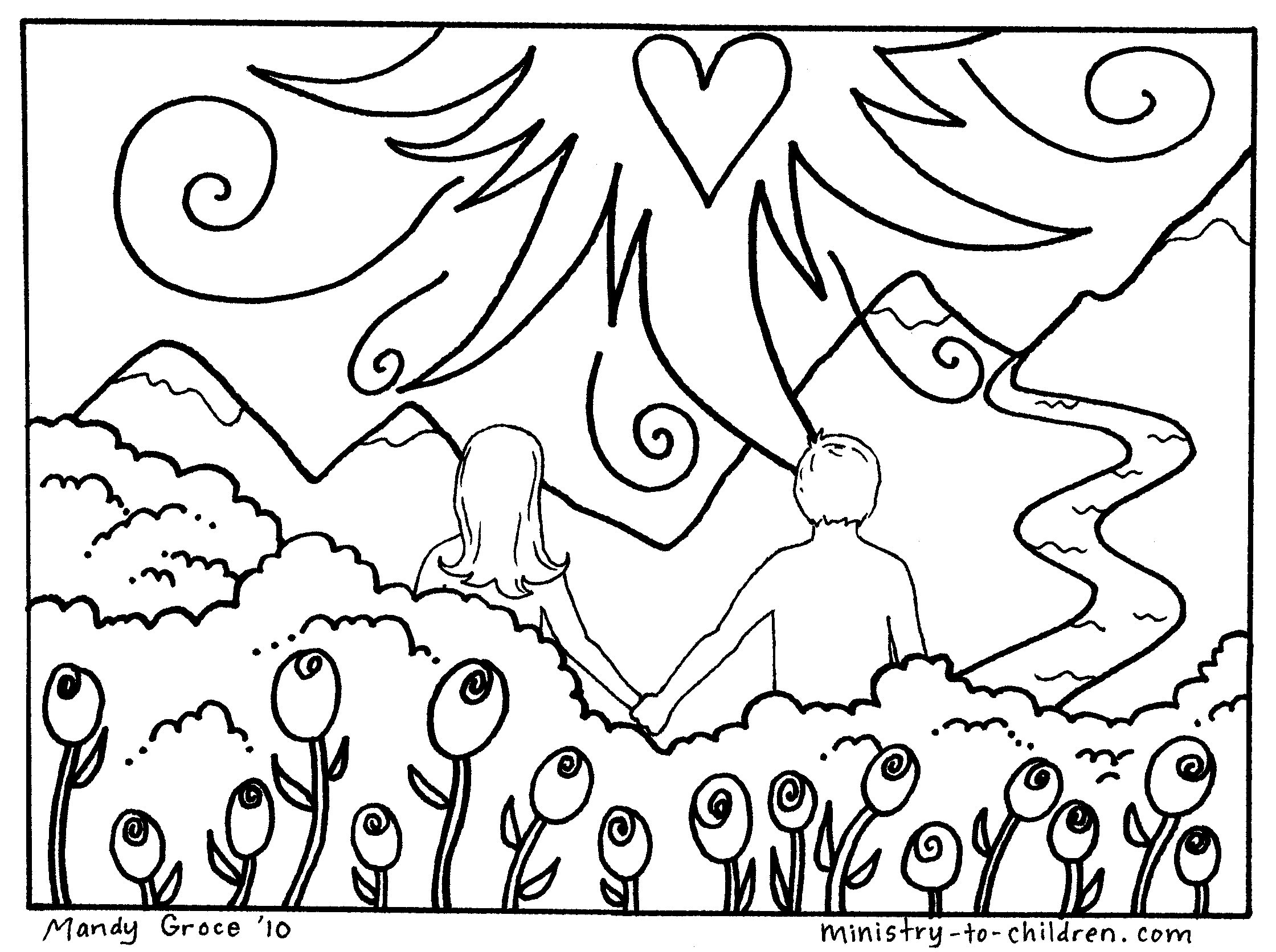 God Creation Coloring Pages   Coloring Home