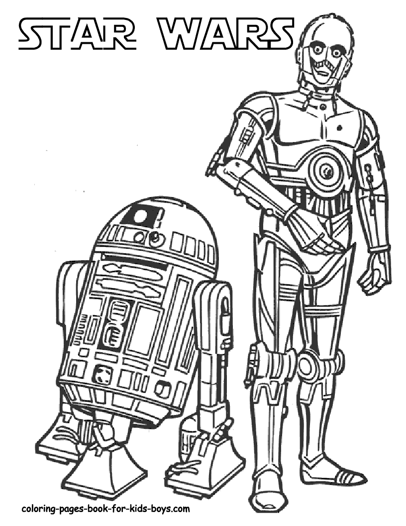 Free Coloring Pages Star Wars Characters - Coloring Home