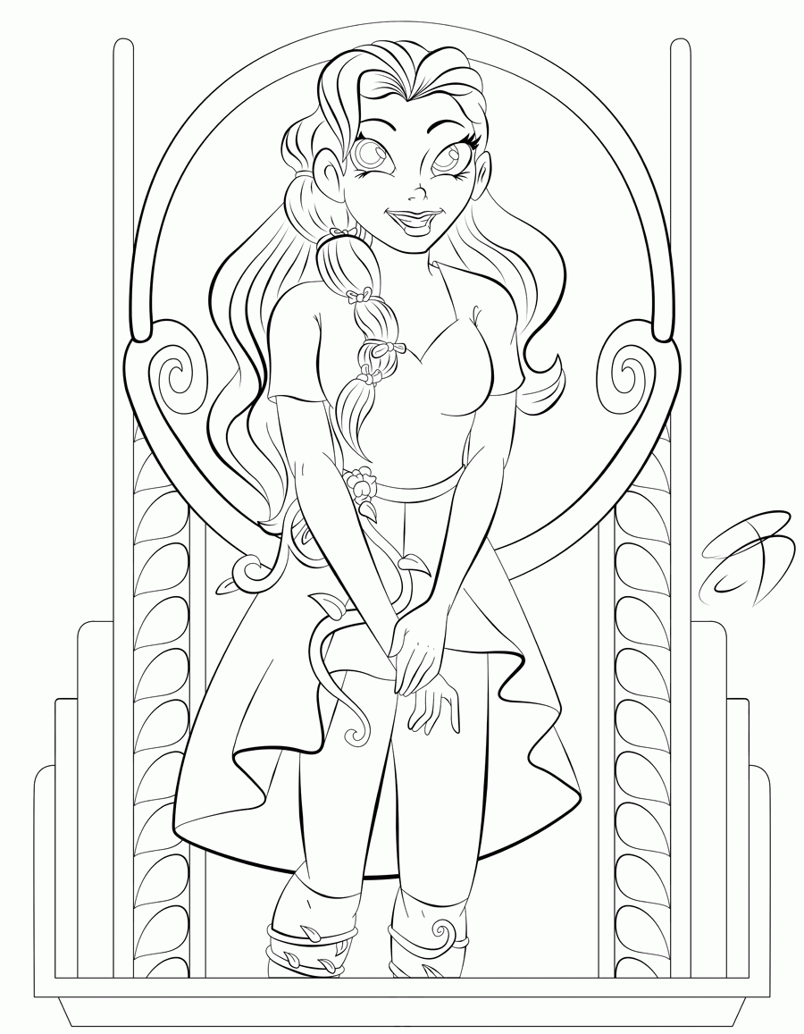 Superhero Girls Coloring Pages - Coloring Home