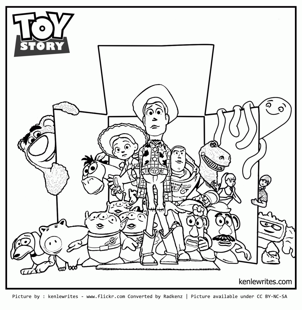 Toy Story 3 - Coloring Pages for Kids and for Adults