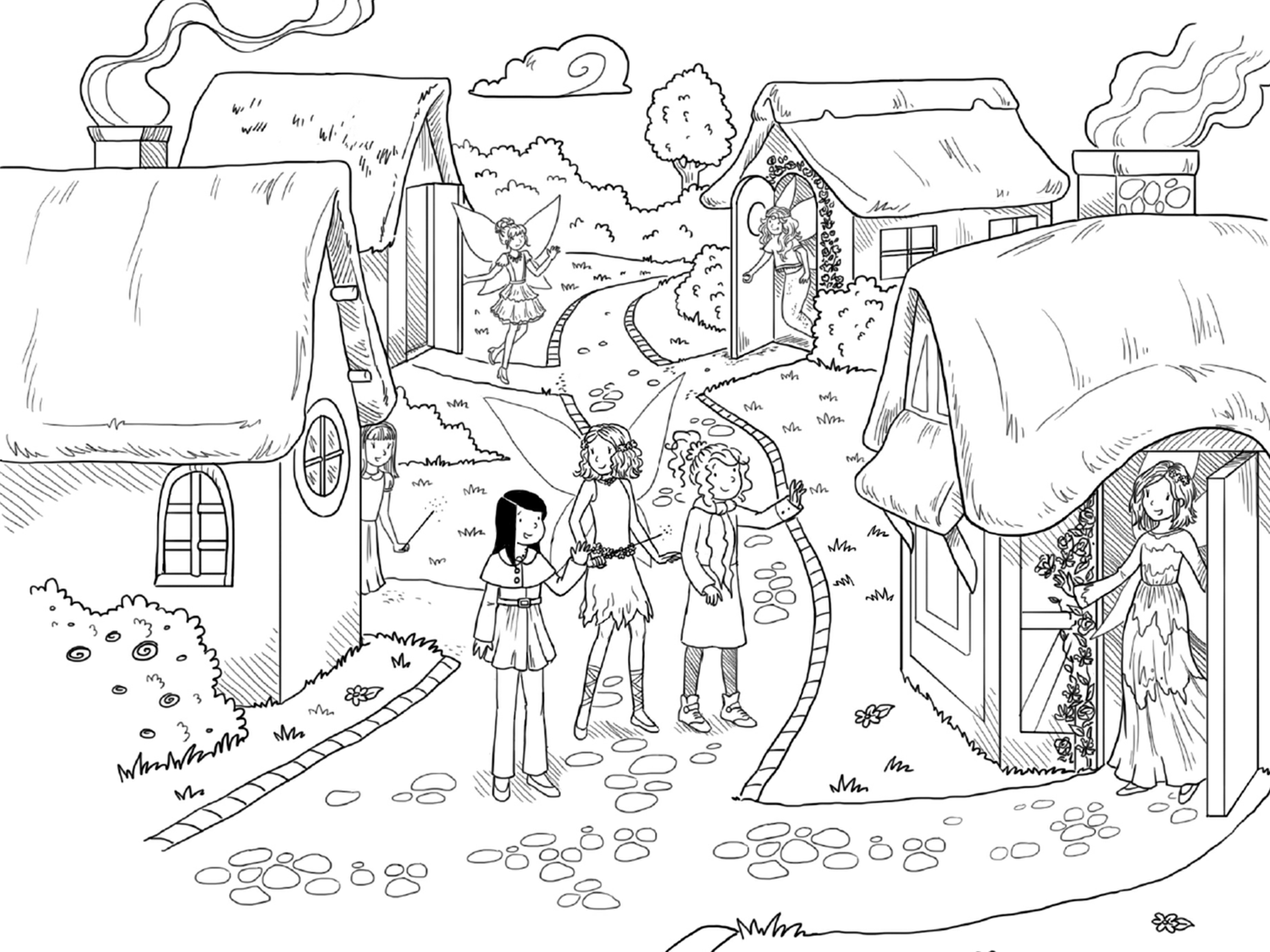 Rainbow Magic Coloring Pages - Coloring Home.