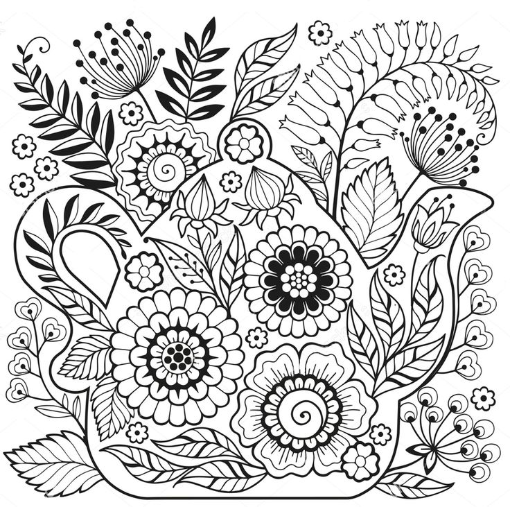 Zentangle Coloring Pages For Adults at GetDrawings.com ...