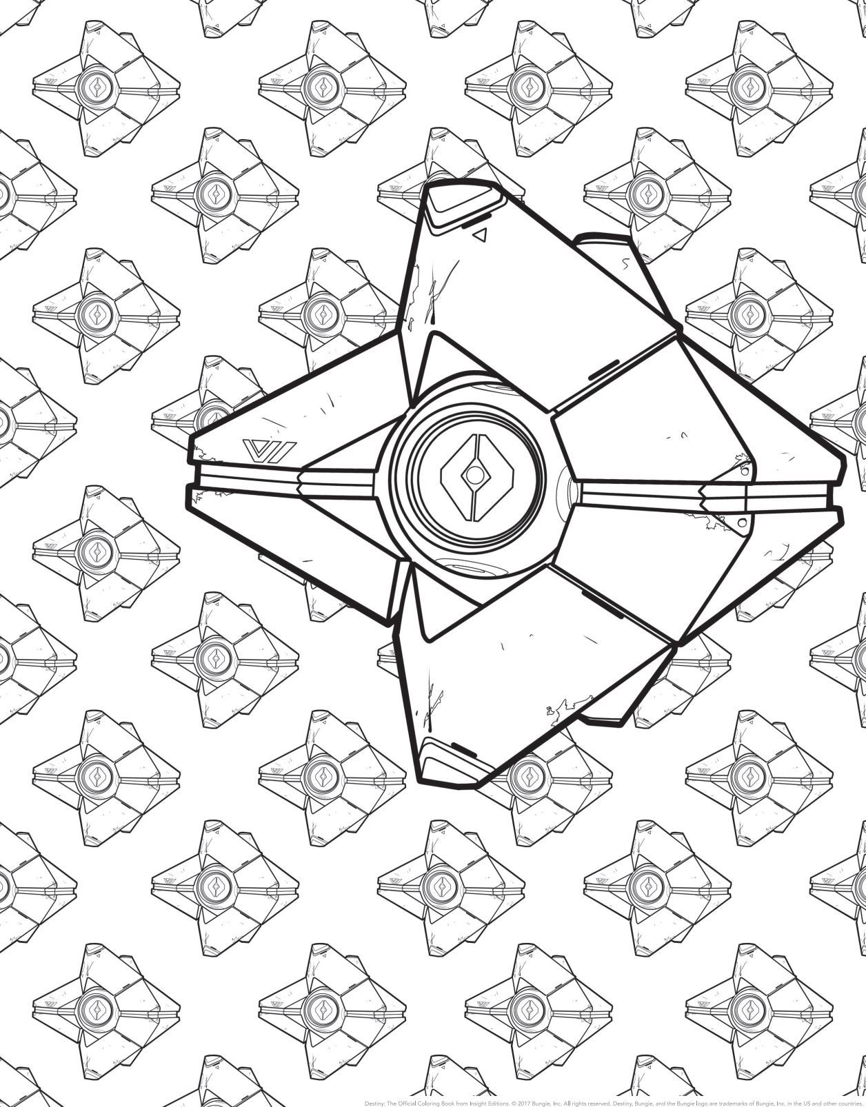 Ahead Of Destiny 2's Release, An Official Destiny Coloring Book Is ...
