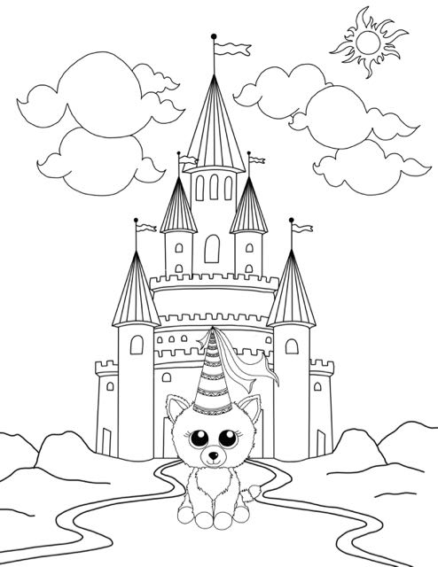 Halloween Beanie Boo Coloring Pages
