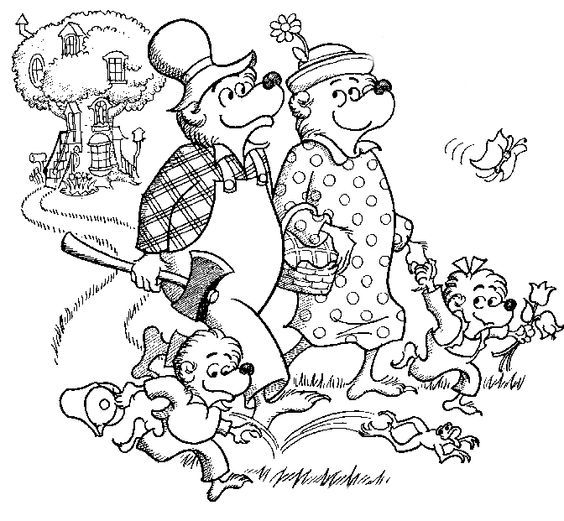 The Berenstain Bears Printable Coloring Pages | Nola, My Love ...