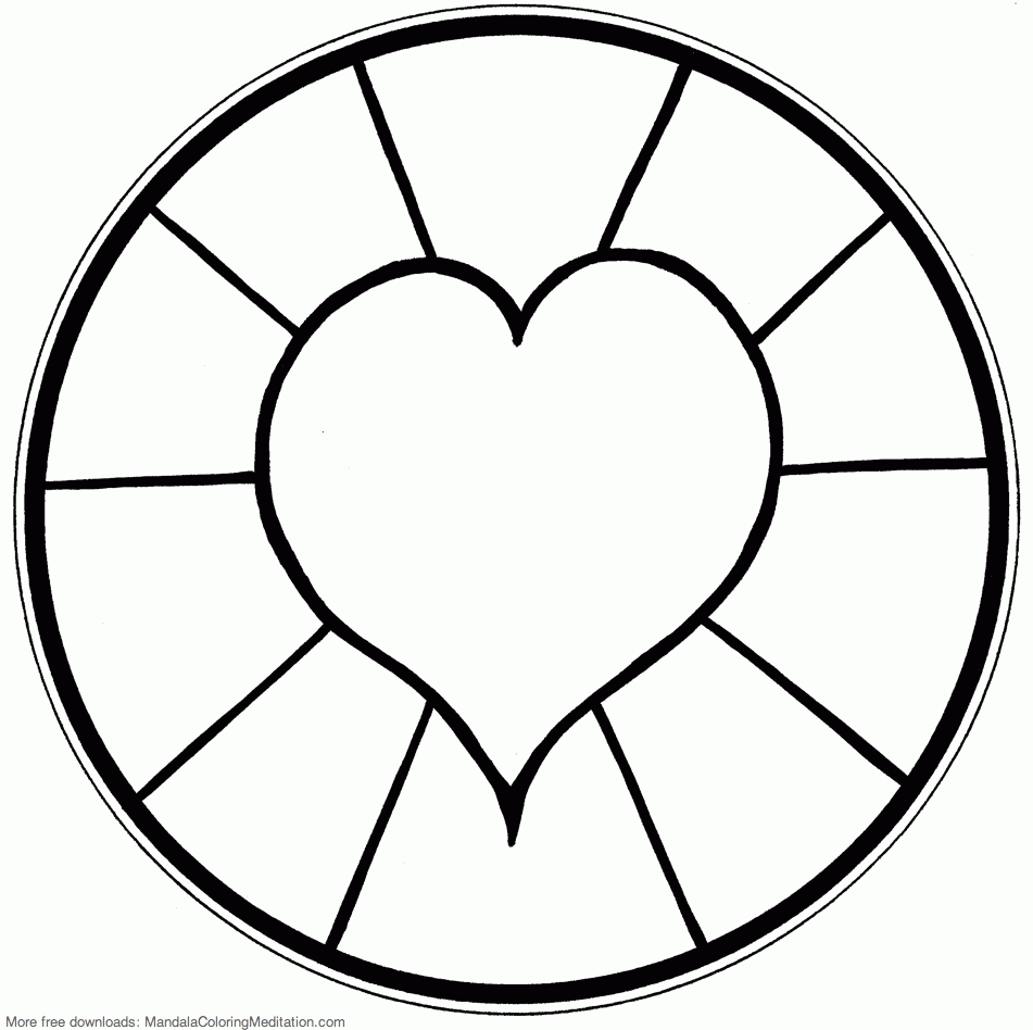 Online Free Coloring Pages Of Mandalas Easy - Widetheme