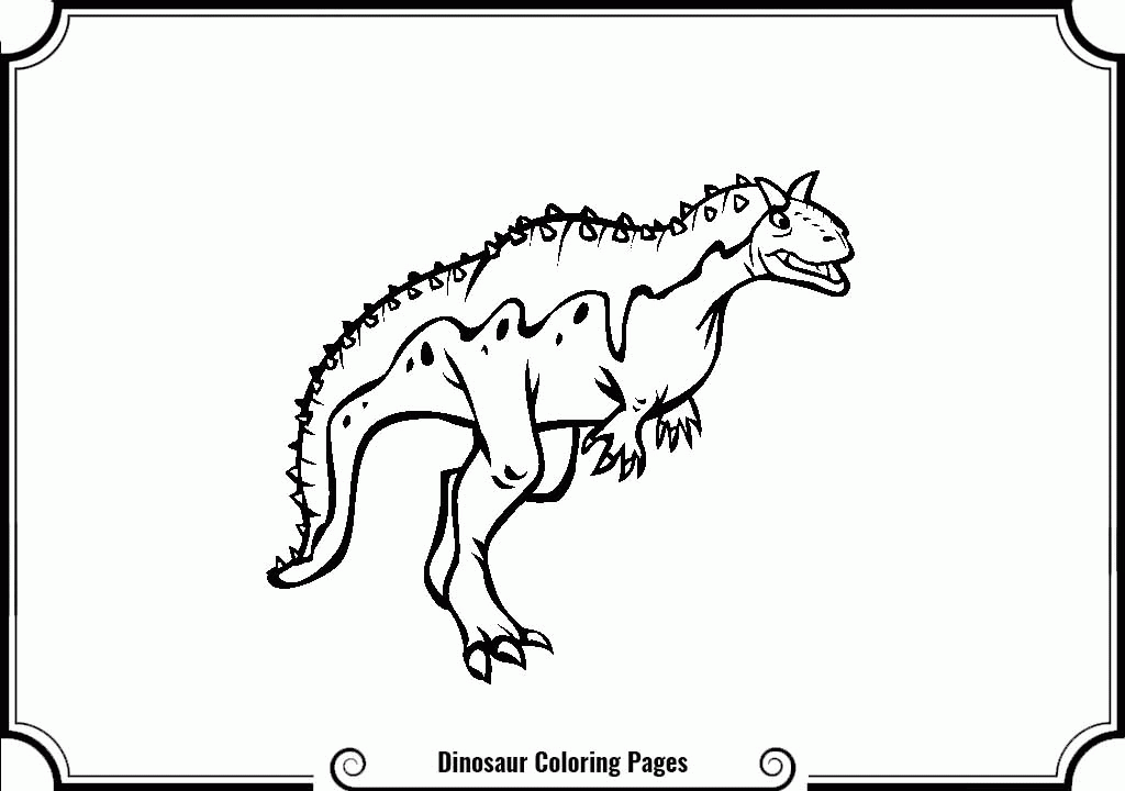 Carnotaurus Dinosaur Coloring Pages | Cooloring.com