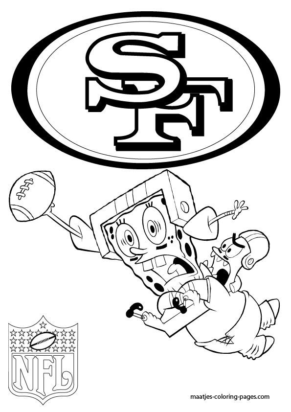 More San Francisco 49ers coloring pages on: maatjes-coloring-pages ...