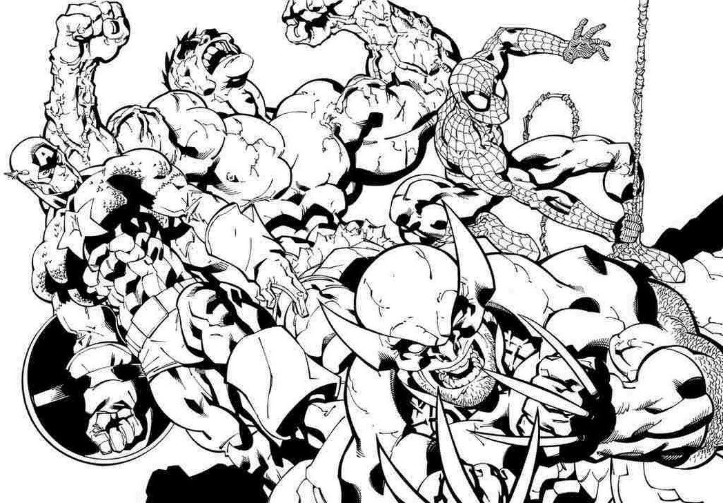 10 Pics of Intricate Coloring Pages Avengers - Next Avengers ...