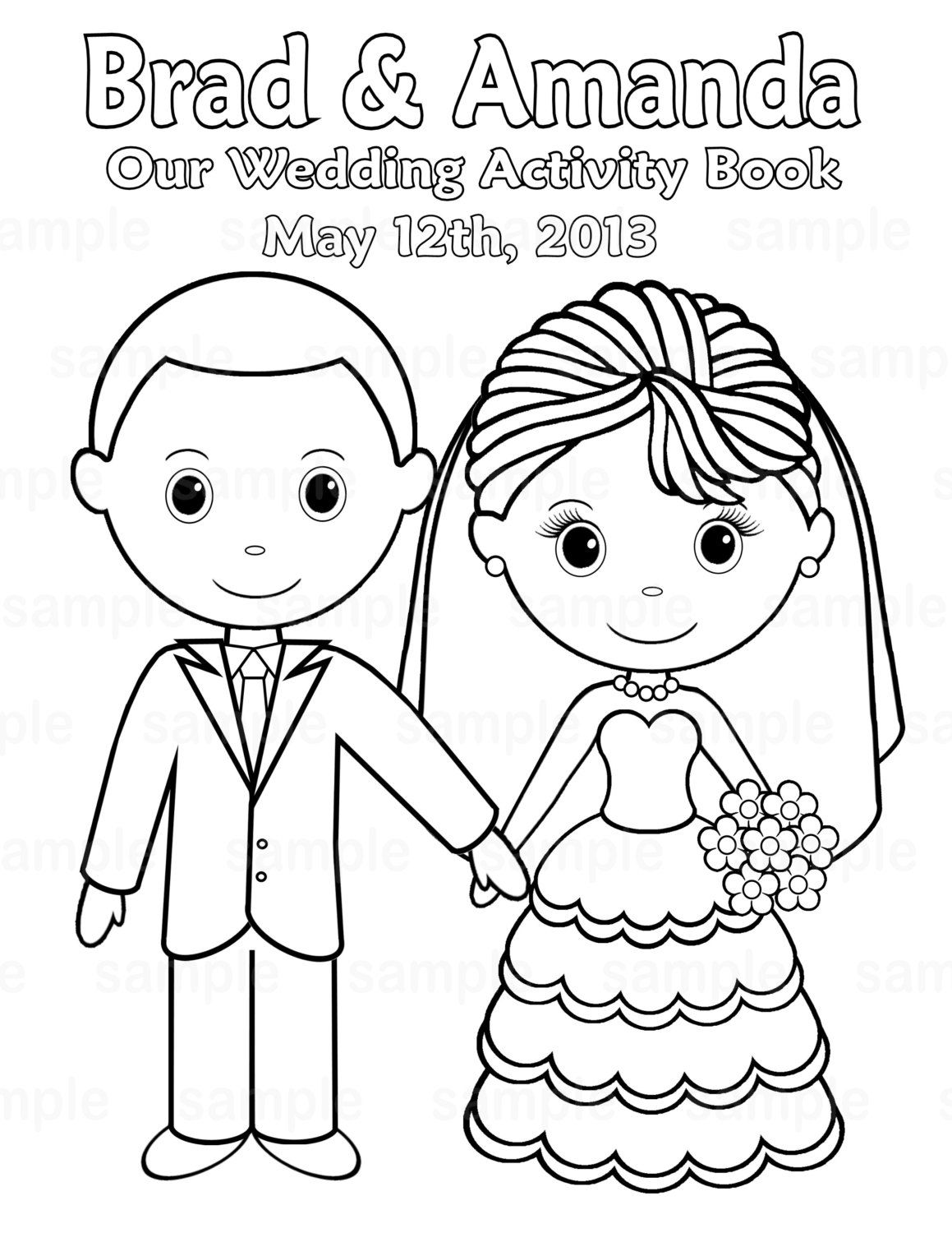 Wedding Coloring Book Pages | Free Coloring Pages on Masivy World