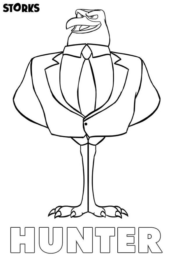 Kids-n-fun.com | 7 coloring pages of Storks