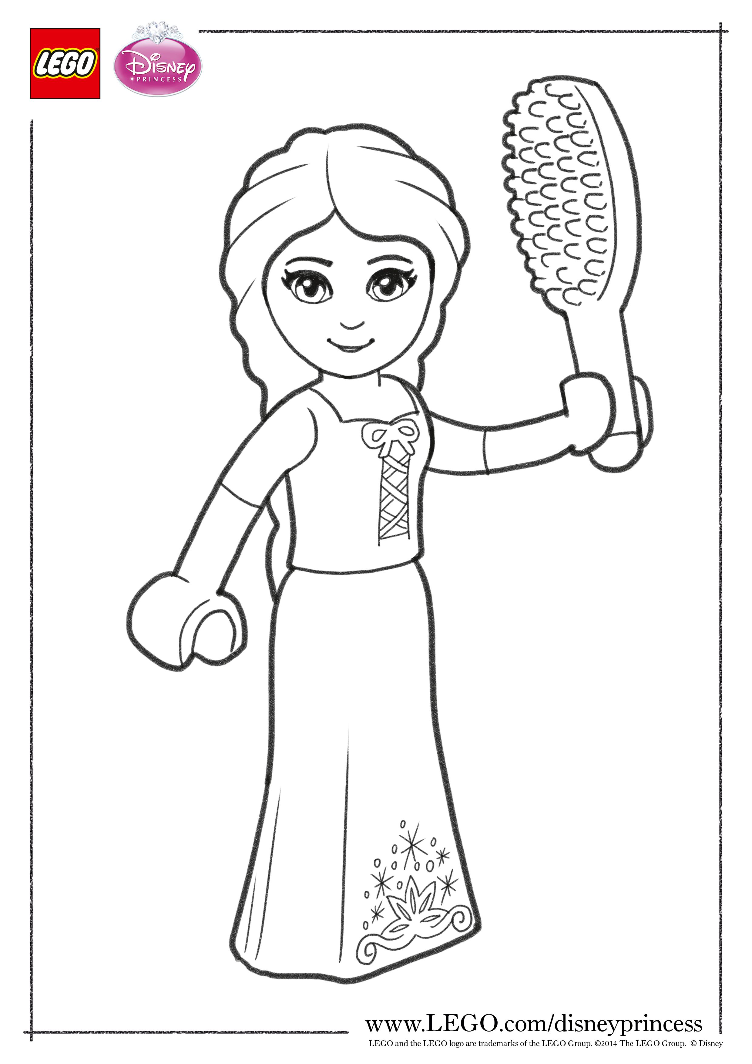 Lego Disney Princesses Coloring Pages   Coloring Home