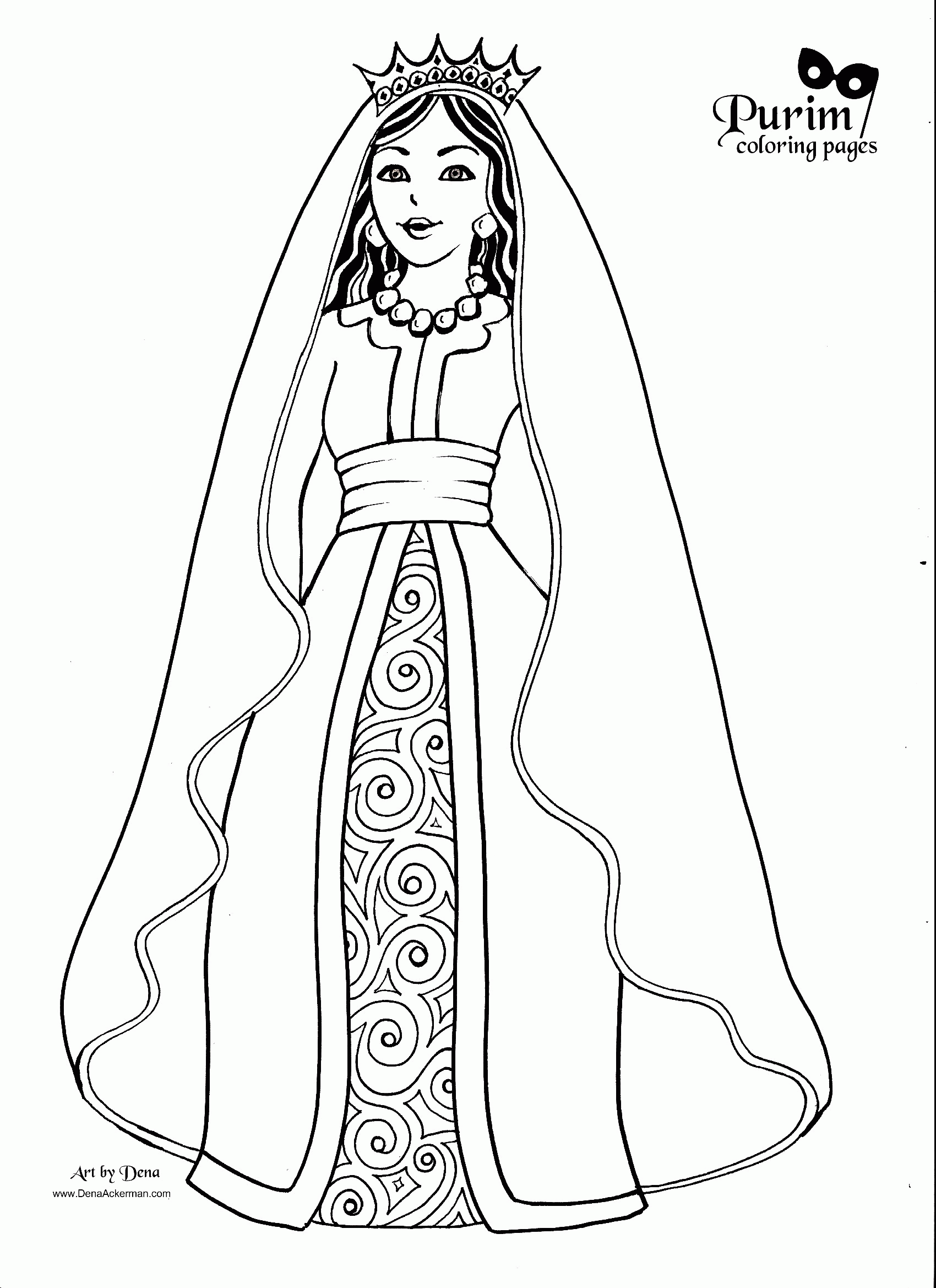 Coloring Pages Of Queens   Coloring Home