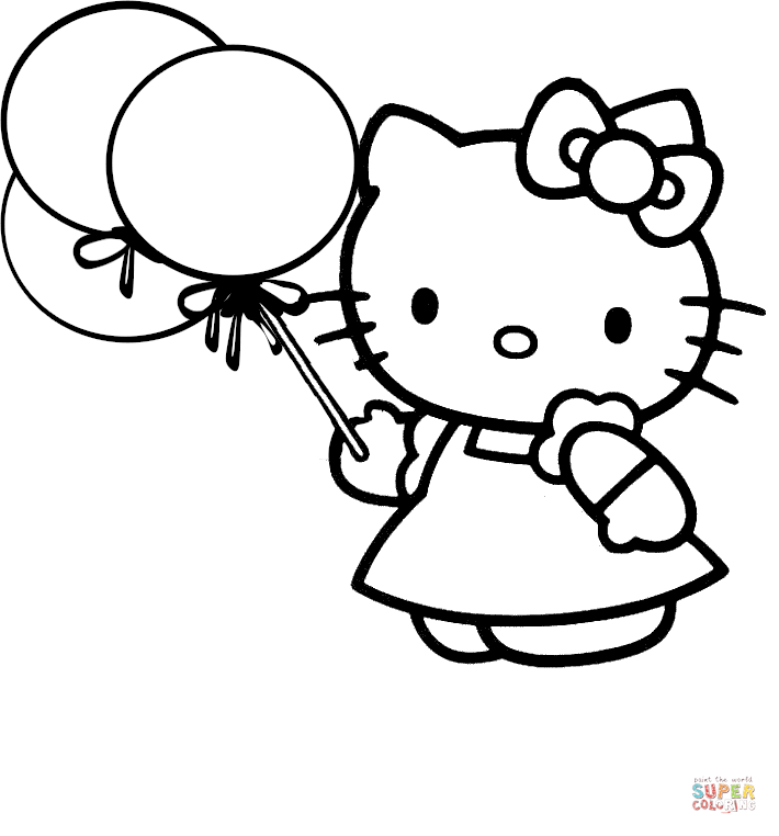 Hello Kitty coloring pages | Free Coloring Pages