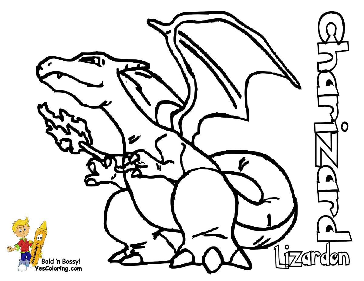 Pokemon Coloring Pages Charizard X - High Quality Coloring Pages