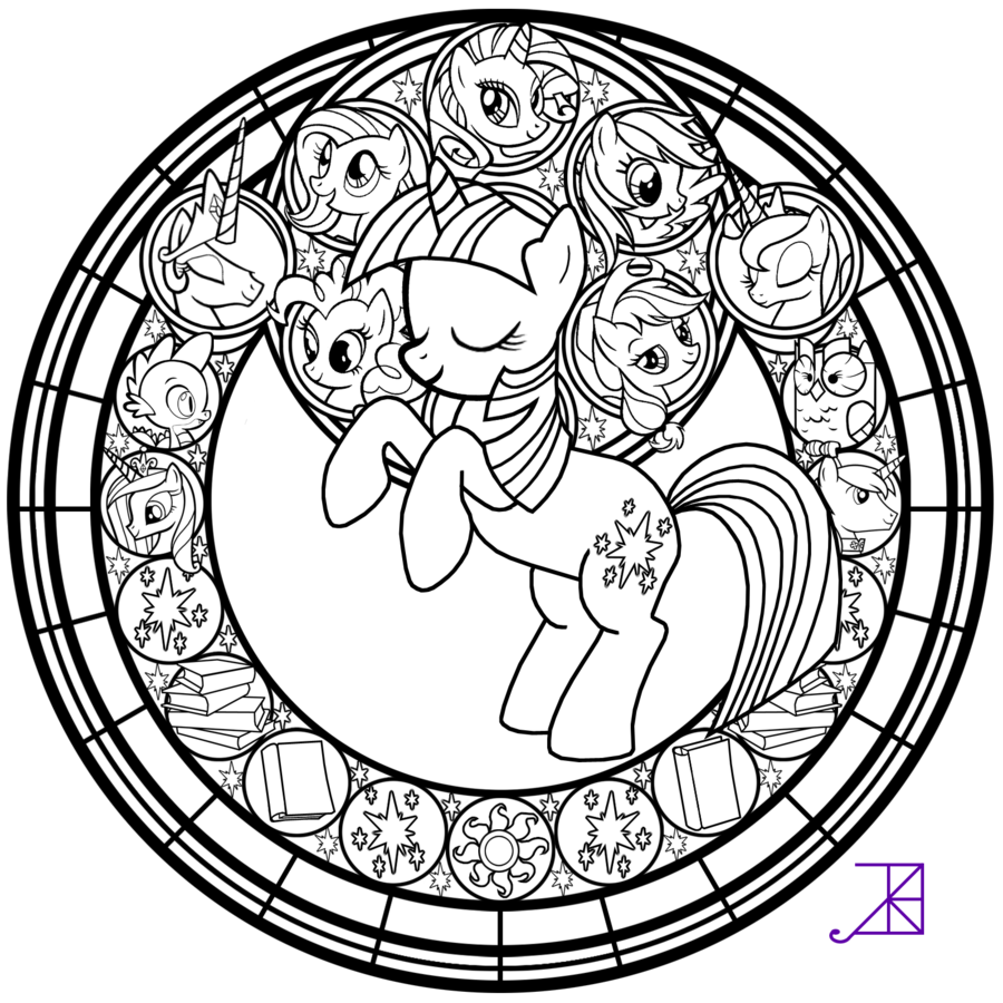 Download Printable Adult Coloring Pages Stained Glass - Coloring Home