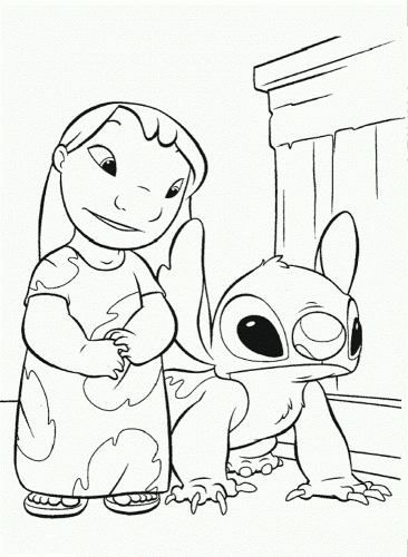 30 Free Lilo And Stitch Coloring Pages Printable