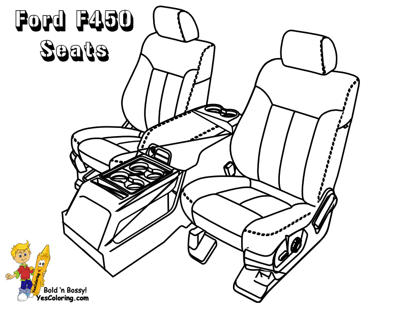 American Pickup Truck Coloring Sheet | 33 Free | Ford | Chevy | Rims