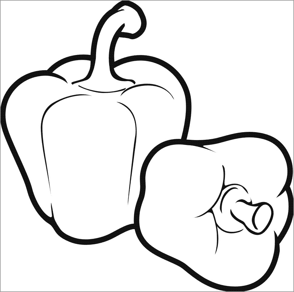 Pepper Coloring Pages - ColoringBay