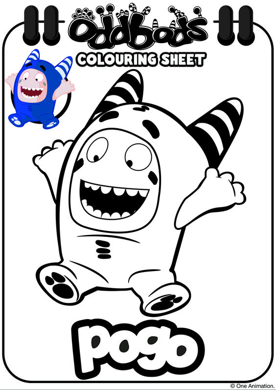 Oddbods Coloring Pages - Coloring Home