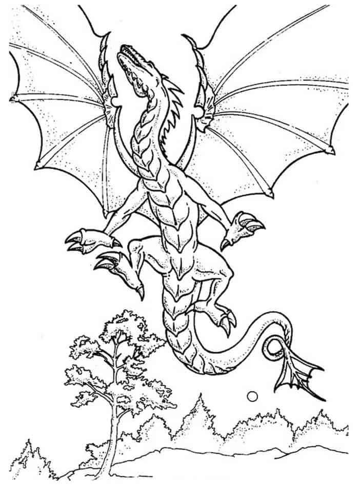 Dragon Coloring Pages PDF For Kids - Coloringfile.com