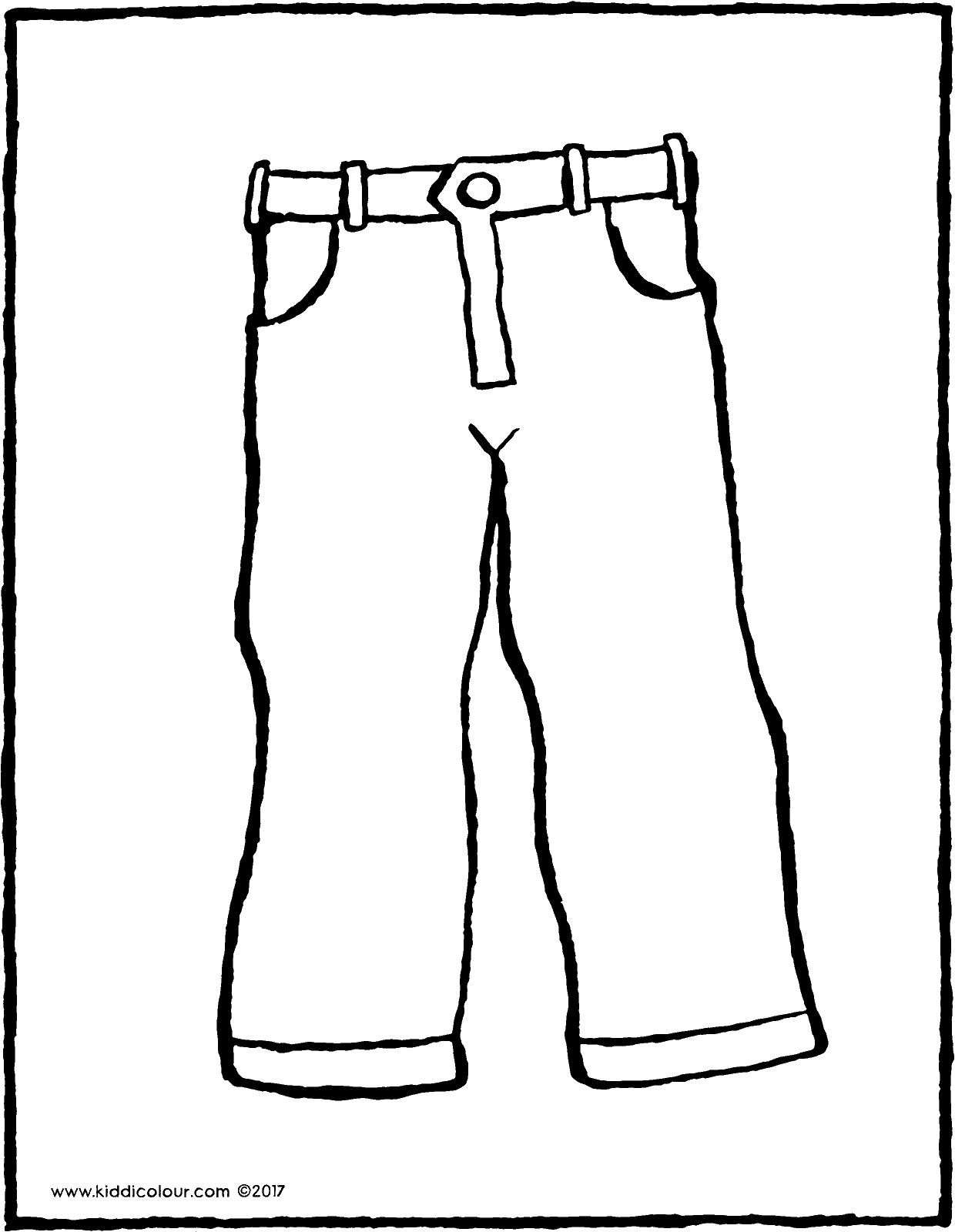 Trousers Coloring Pages - Coloring Home