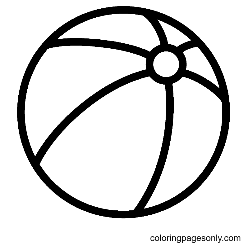 Beach Ball Coloring Pages - Beach Ball Coloring Pages - Coloring Pages For  Kids And Adults