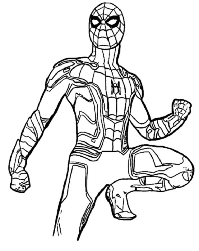 Spider Man No Way Home Coloring Pages Free Download | Coloring pages,  Spiderman, Spiderman coloring