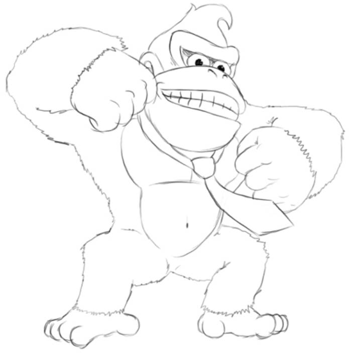 super mario coloring pages printable. donkey kong coloring pages ...