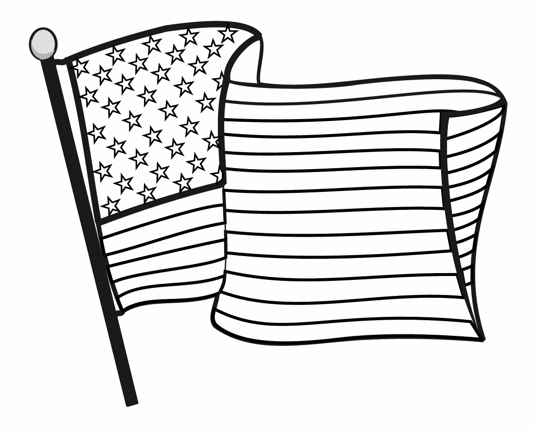 Original American Flag Coloring Page Coloring Home