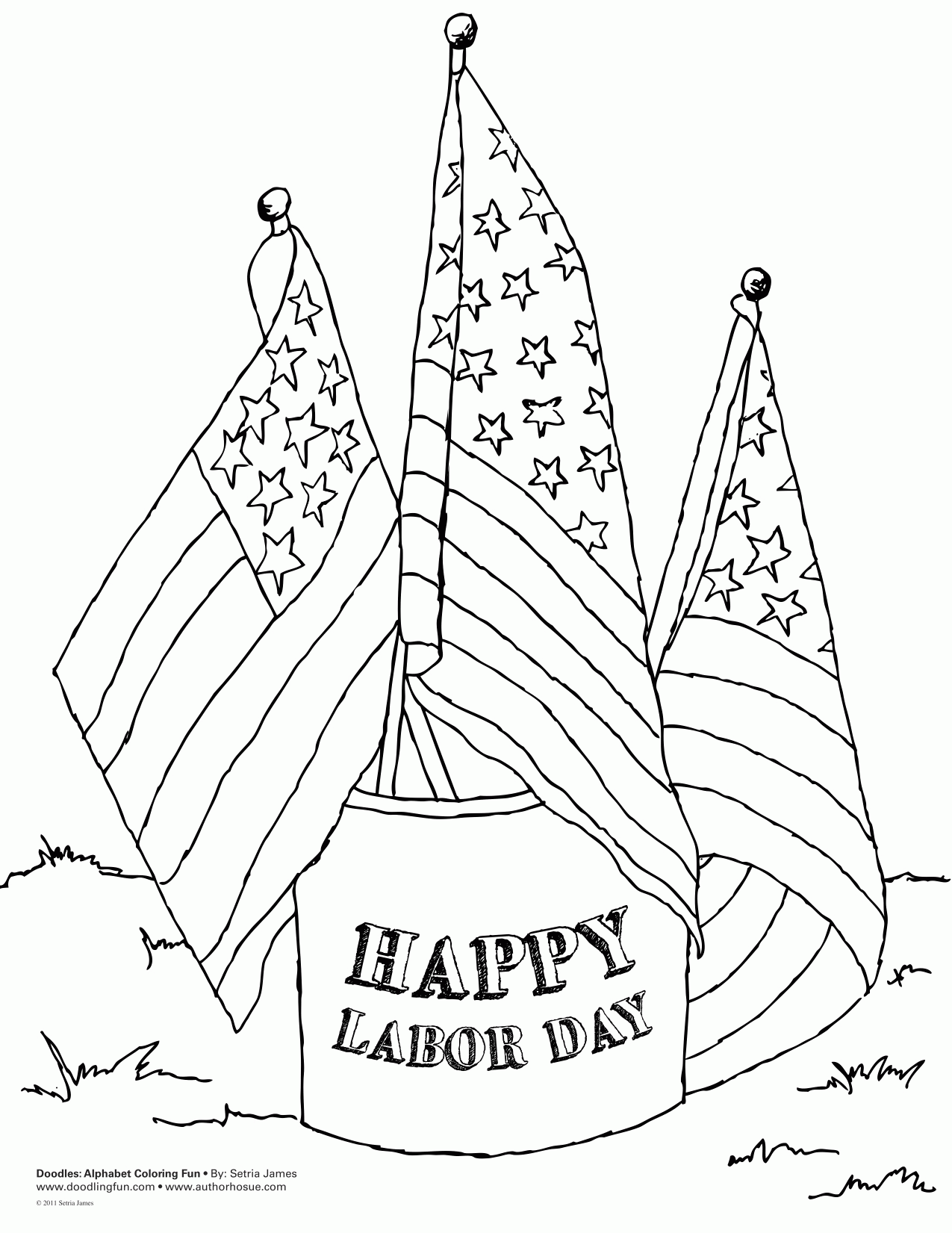 Labor Day Coloring Page Coloring Home