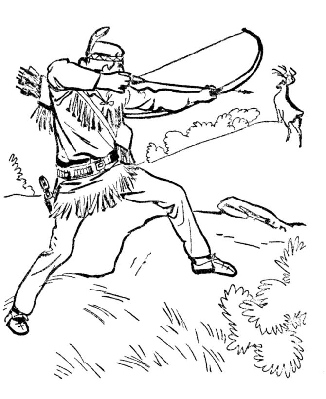 Hunting - Coloring Pages for Kids and for Adults