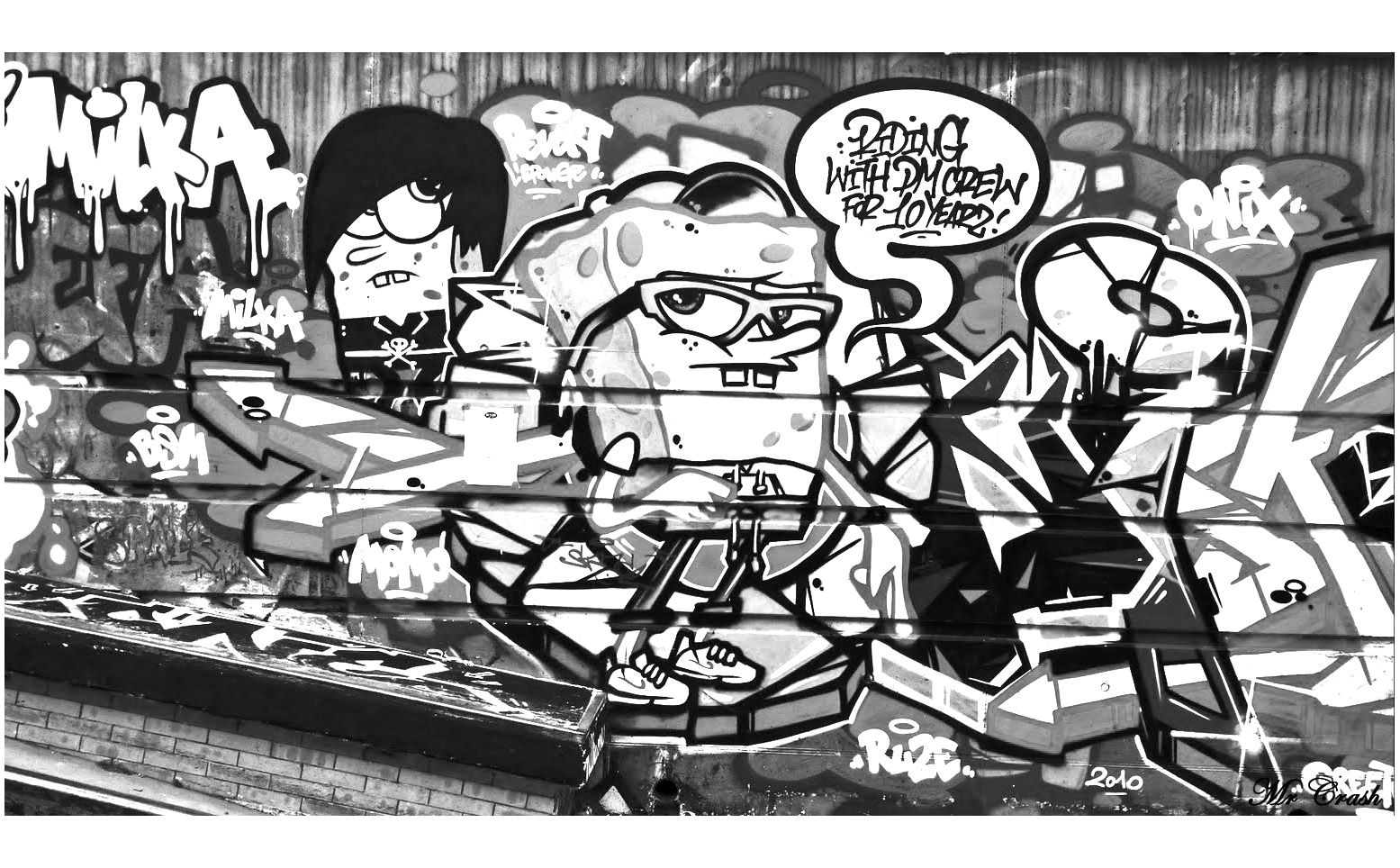 Graffiti and Street Art - Coloring Pages for adults