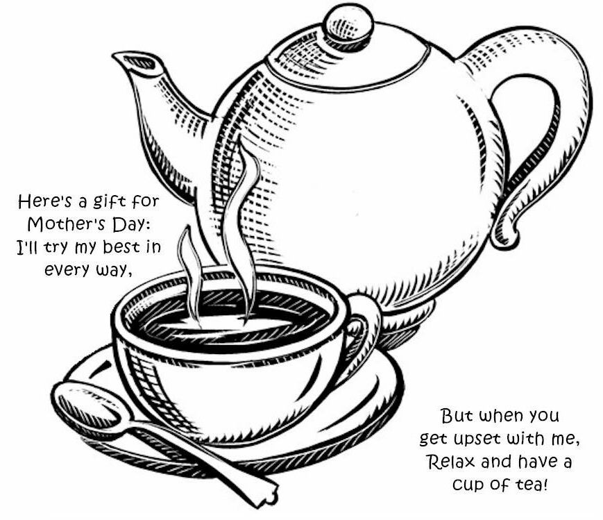 243 Cute Little Teapot Coloring Page for Kids