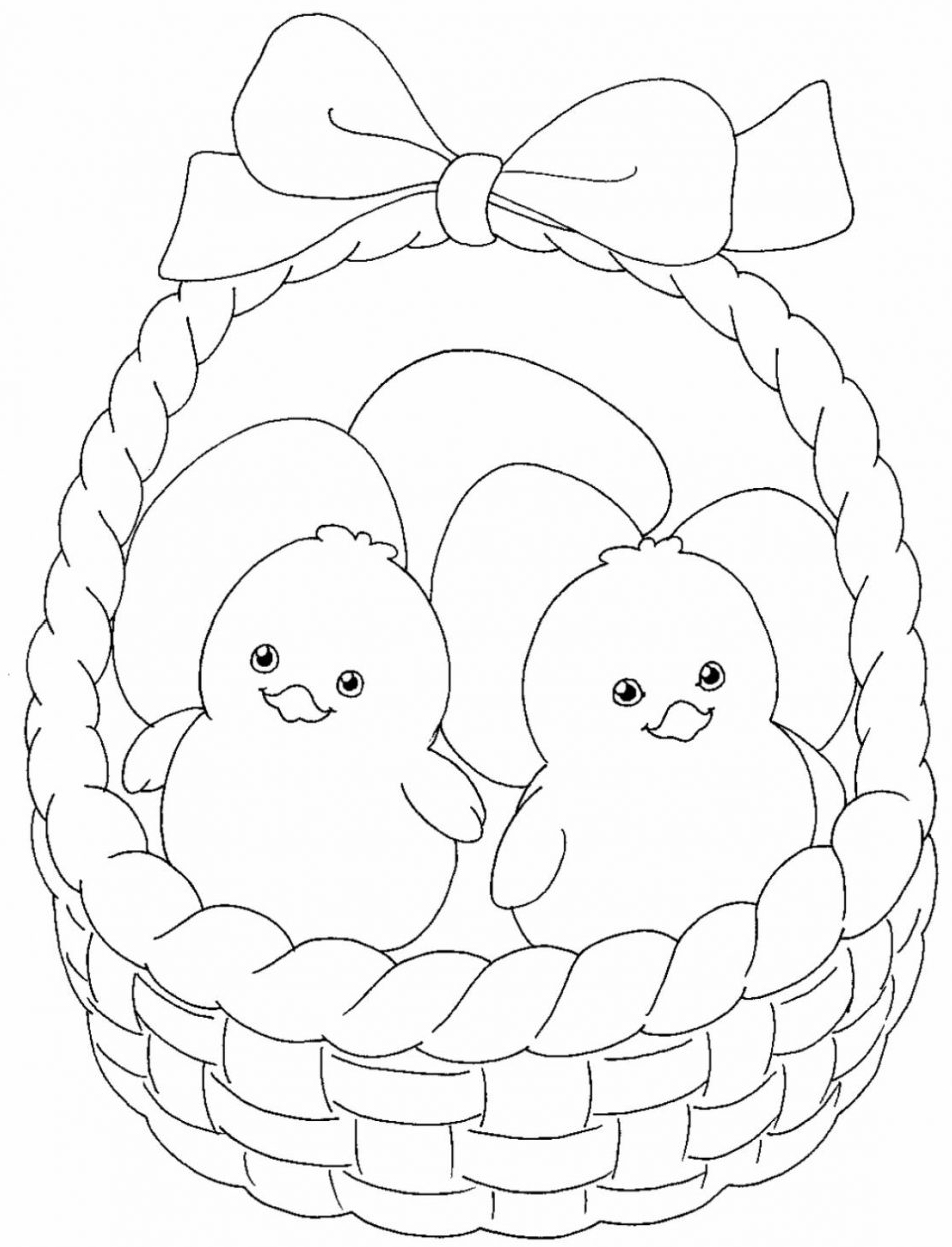 Easter Chicken Coloring Pages   Coloring Home