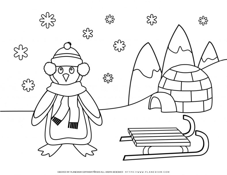 Winter Sign Coloring Pages - Coloring Home