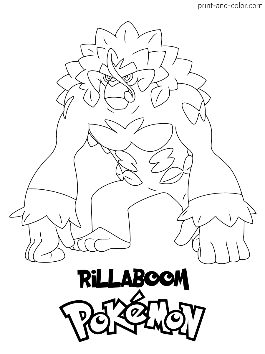 Pokemon sword and shield coloring pages | Print and Color.com