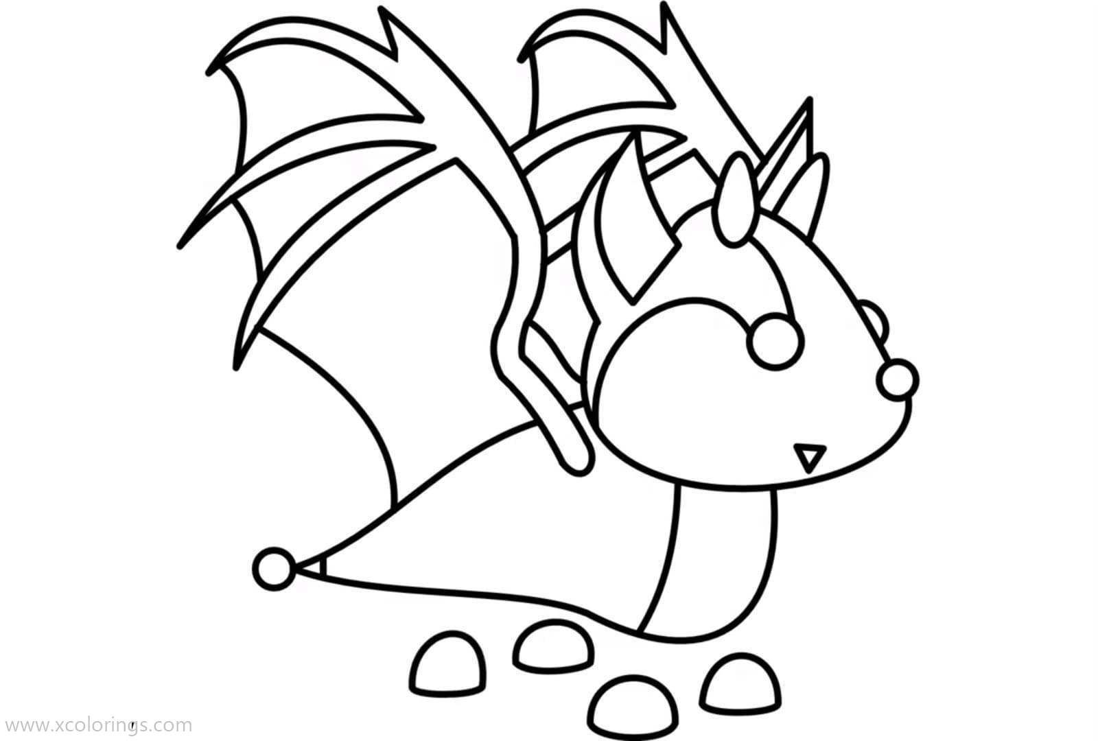 Roblox Adopt Me Coloring Pages Bat Dragon. | Pets Drawing, Easy Animal  Drawings, Cartoon Coloring Pages - Coloring Home