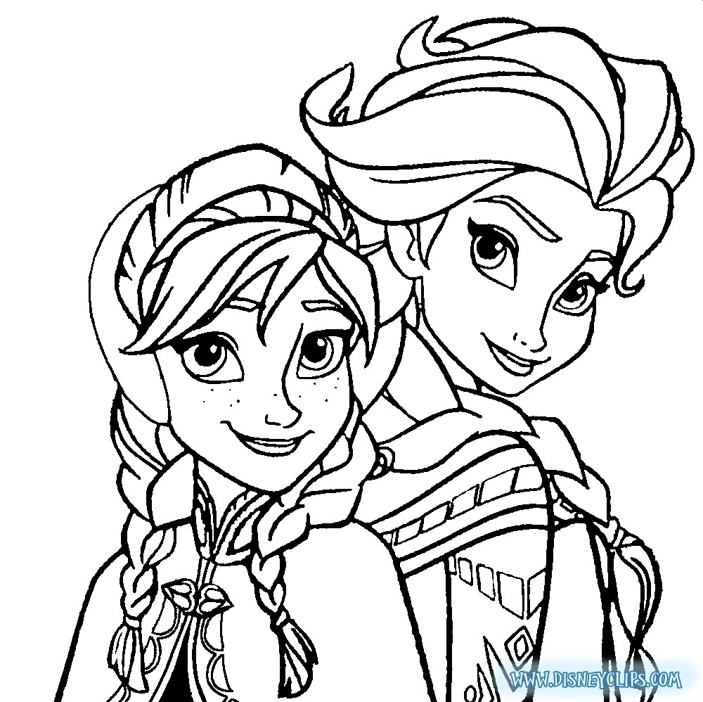 Coloring Pages Of Elsa Elsa And Anna Coloring Pages 7823 At Vietti -  birijus.com