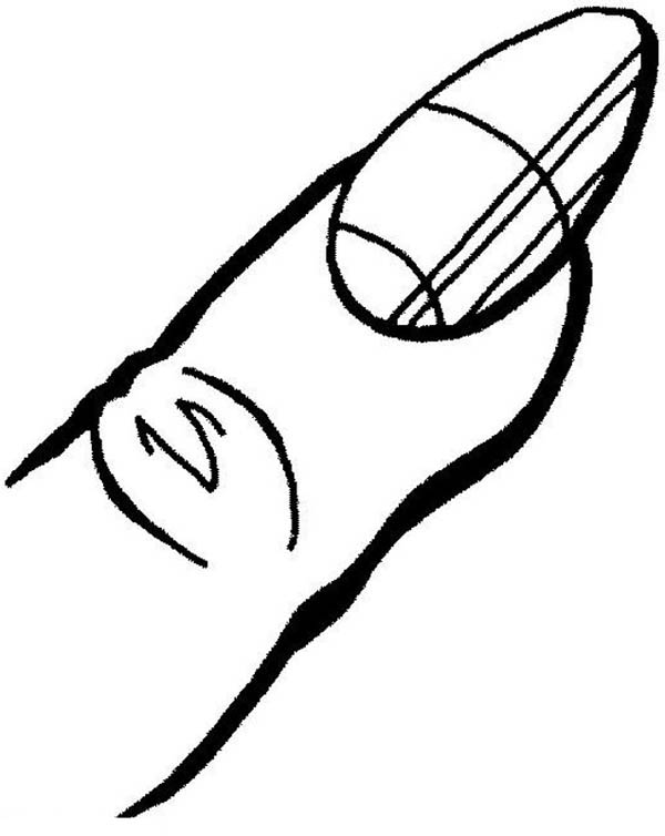Human Anatomy Finger And Nail Coloring Pages : Bulk Color
