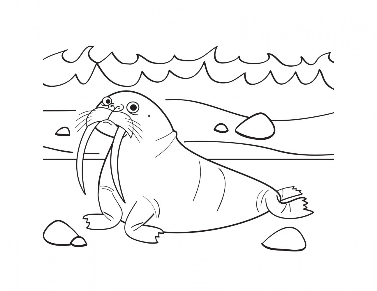 Walrus Coloring Pages Printable - Get Coloring Pages