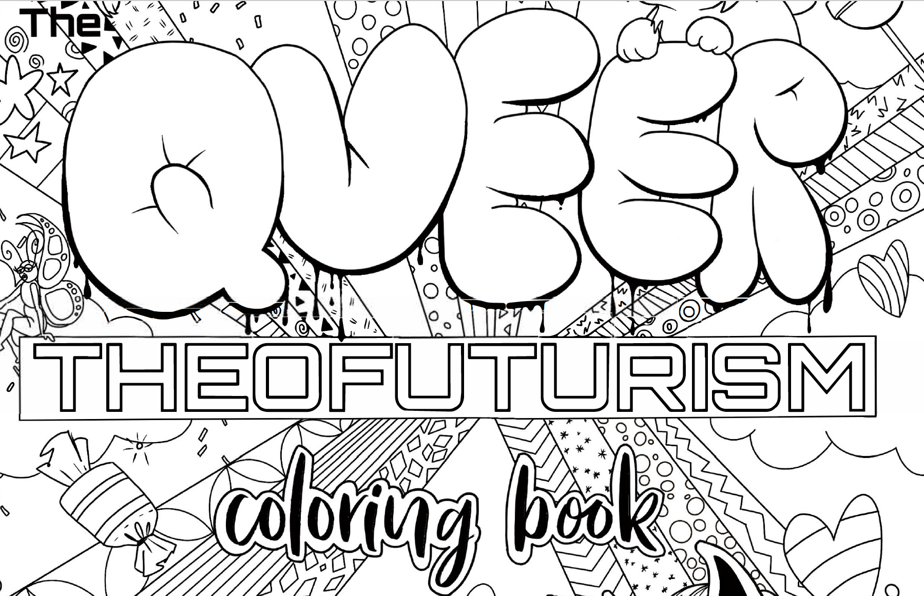 Queer Theofuturism: A Community Coloring Book for LGBT History Month