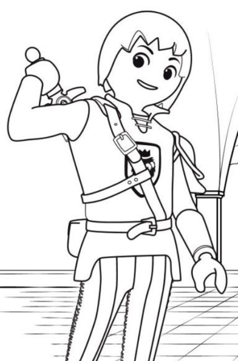 Playmobil Super 4 coloring page - Drawing 1
