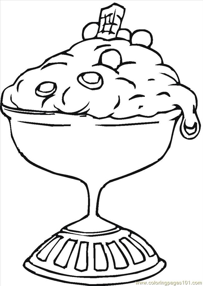 Dessert Coloring Pages - GetColoringPages.com