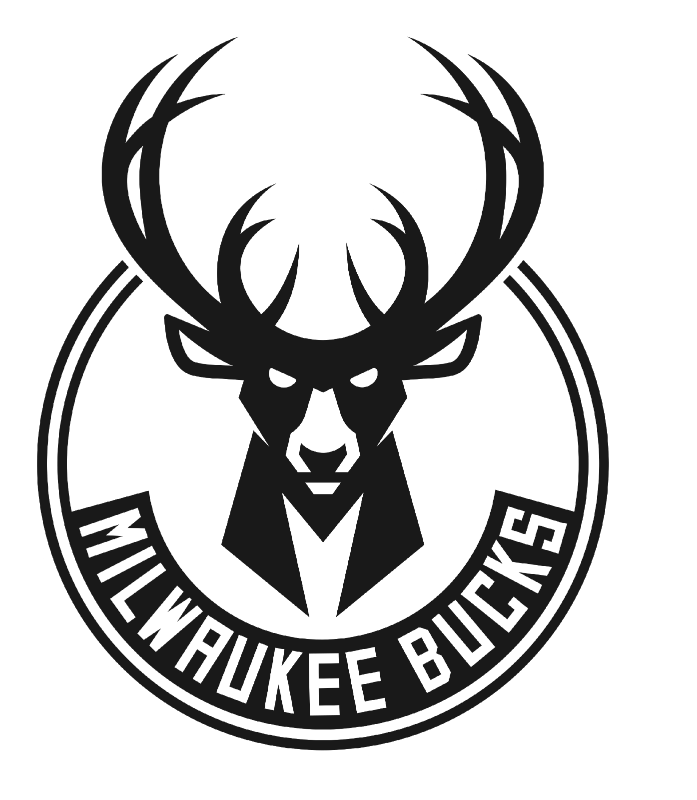 Milwaukee Bucks logo NBA Vinyl Decal Window Laptop Any Size Any Color | eBay