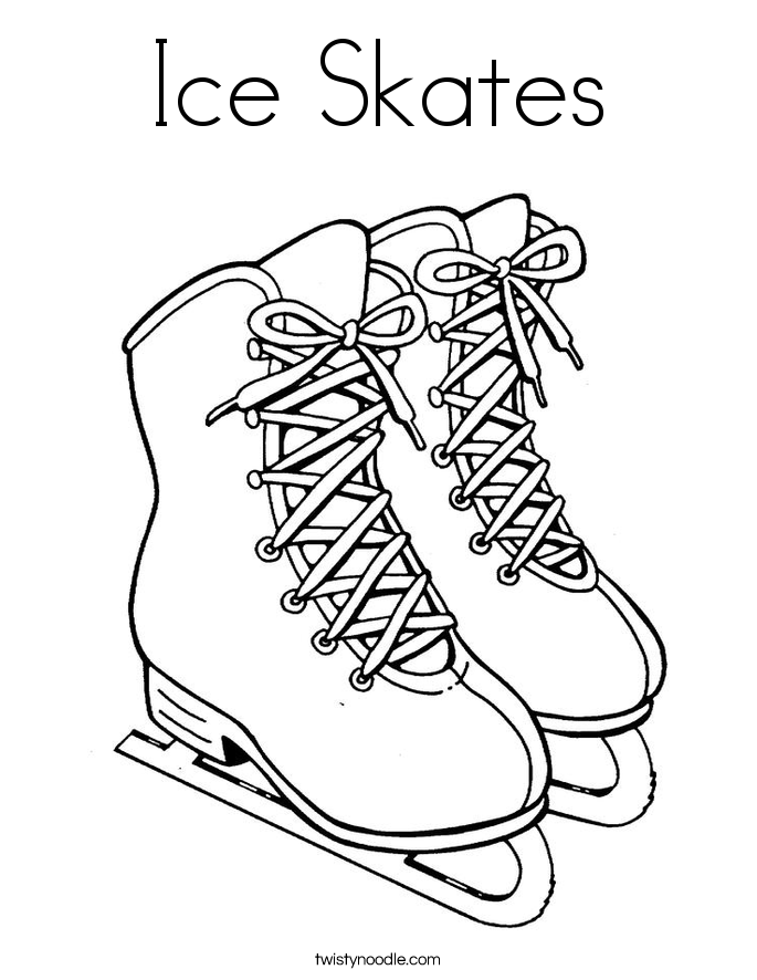 ice skate coloring pages - Google Search | Coloring pages, Free printable coloring  pages, Ice skating