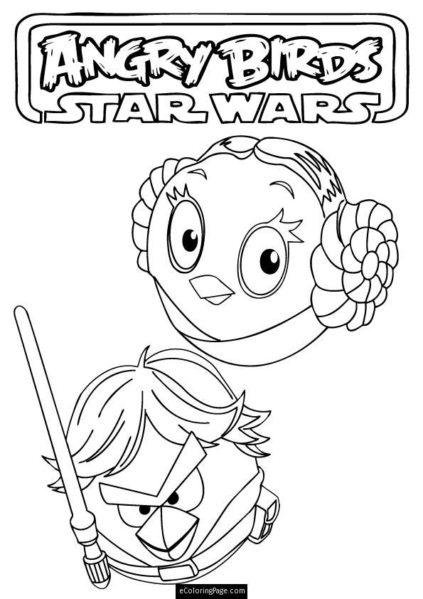 Angry Birds Star Wars Luke Skywalker Princess Leia Printable ...
